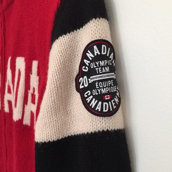 🛑 SOLD! CANADA OLYMPIC WOOL CARDIGAN SWEATER - Picture 9 of 13